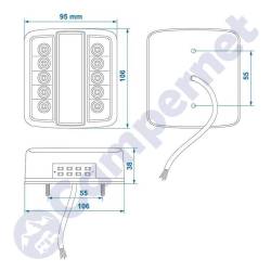 Piloto Leds remolque multifunción