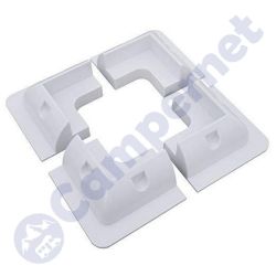 Soportes ABS placa solar Blancos