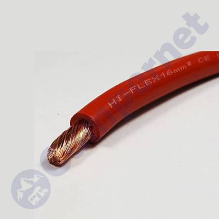 Cable 16mm rojo