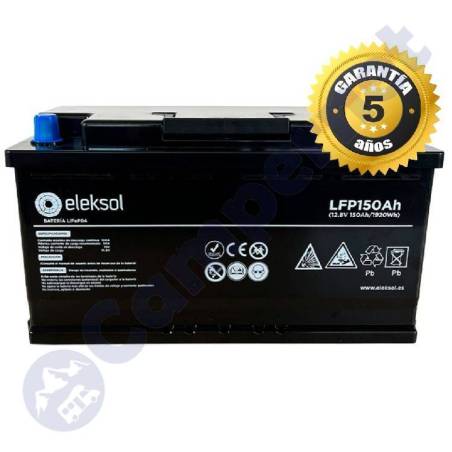 Batería 150ah compacta LiFePo4 Eleksol