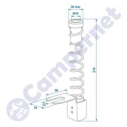 Muelle para cable