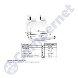 Funda asiento trasero gran volumen Mountains