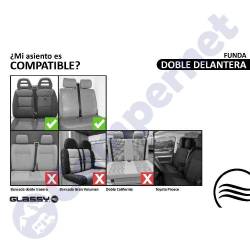 Funda asiento doble delantero Mountains