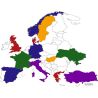 Mapa visitas Europa