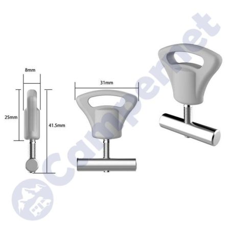 Pack 2 piezas tope rail