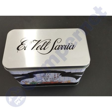 Caja metálica con tapa