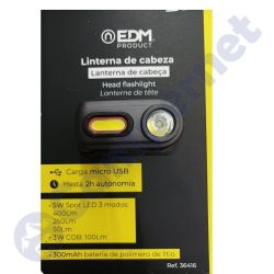 Linterna cabeza led USB