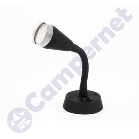 Foco Arm led negro flexible