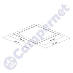 Adaptador techo Ducato 40x40